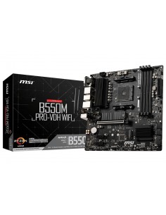 MSI B550M PRO-VDH WIFI placa base AMD B550 Zócalo AM4 micro ATX