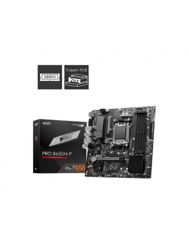 MSI PRO B650M-P placa base AMD B650 Zócalo AM5 micro ATX