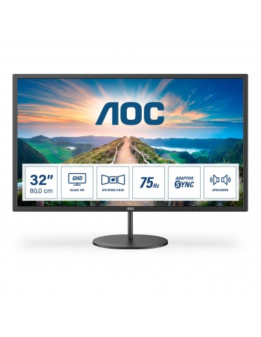 AOC V4 Q32V4 pantalla para PC 80 cm (31.5") 2560 x 1440 Pixeles 2K Ultra HD LED Negro