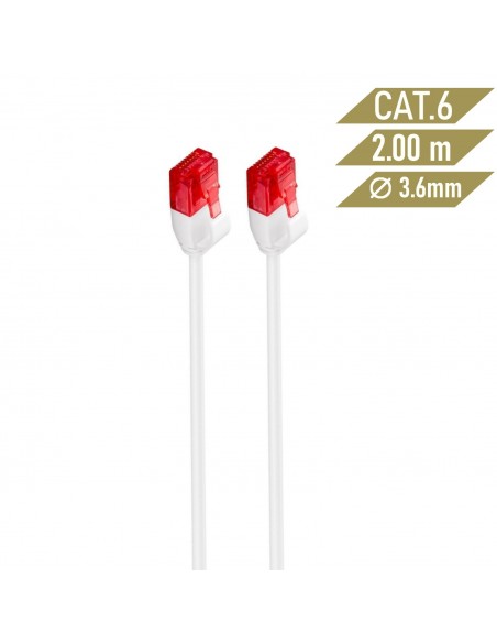 Ewent IM1039 cable de red Blanco 2 m Cat6 U UTP (UTP)