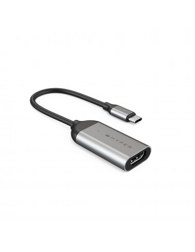 HYPER HD-H8K USB Tipo C HDMI Acero inoxidable