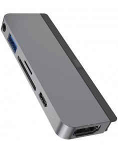 HYPER HD319B USB 3.2 Gen 1 (3.1 Gen 1) Type-C Gris