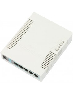 Mikrotik RB260GS Gigabit Ethernet (10 100 1000) Energía sobre Ethernet (PoE) Blanco