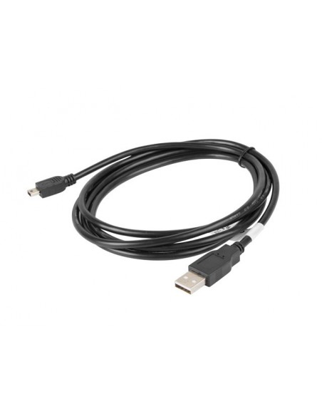 Lanberg CA-USBK-10CC-0018-BK cable USB 1,8 m USB 2.0 Mini-USB A USB A Negro