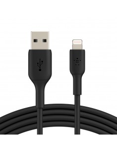 Belkin CAA001BT1MBK cable de conector Lightning 1 m Negro