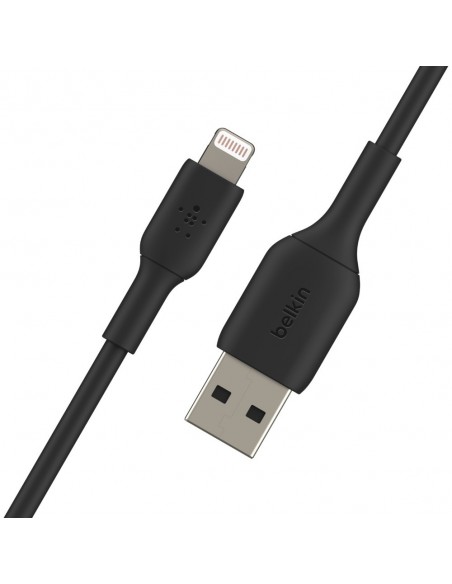 Belkin CAA001BT1MBK cable de conector Lightning 1 m Negro