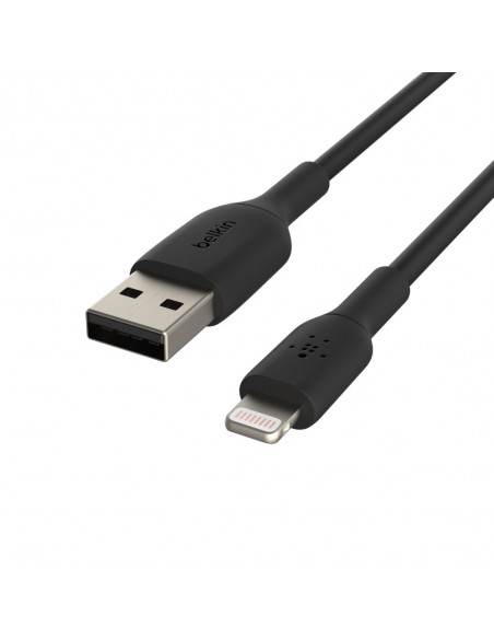 Belkin CAA001BT1MBK cable de conector Lightning 1 m Negro