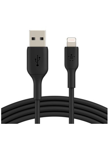 Belkin CAA001BT2MBK cable de conector Lightning 2 m Negro