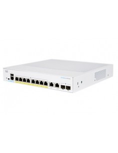 Cisco CBS350-8P-2G-EU switch Gestionado L2 L3 Gigabit Ethernet (10 100 1000) Plata