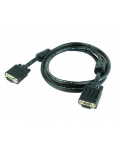 Gembird 1.8m HD15 M M cable VGA 1,8 m VGA (D-Sub) Negro