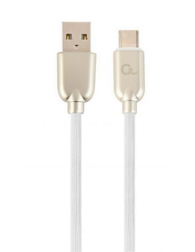 Cablexpert CC-USB2R-AMCM-1M-W cable USB USB 2.0 USB A USB C Blanco