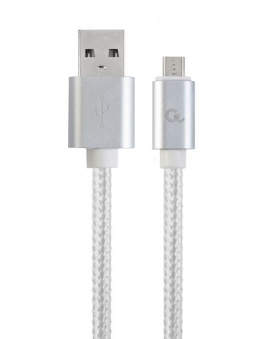 Gembird CCB-MUSB2B-AMBM-6-S cable USB 1,8 m USB 2.0 Micro-USB B USB A Blanco