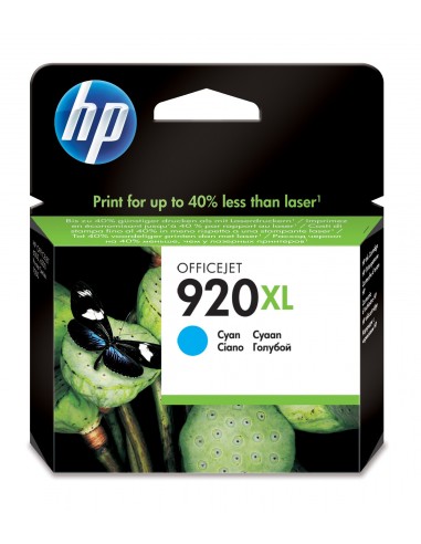 HP Cartucho de tinta original 920XL de alta capacidad cian