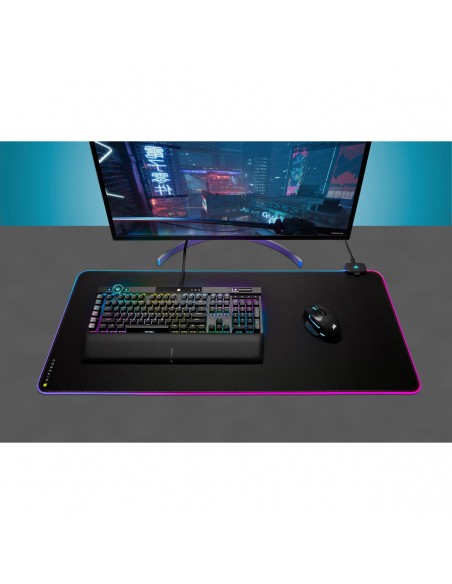 Corsair MM700 RGB Alfombrilla de ratón para juegos Negro