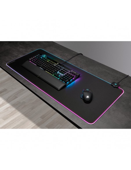 Corsair MM700 RGB Alfombrilla de ratón para juegos Negro