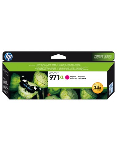 HP Cartucho de tinta original 971XL de alta capacidad magenta