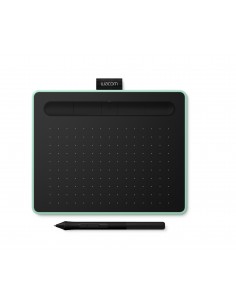 Wacom Intuos S Bluetooth tableta digitalizadora Verde, Negro 2540 líneas por pulgada 152 x 95 mm USB Bluetooth