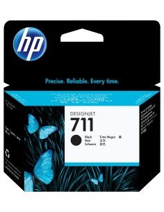 HP Cartucho de tina DesignJet 711 negro de 80 ml