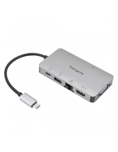 Targus DOCK419 Alámbrico USB 3.2 Gen 1 (3.1 Gen 1) Type-C Gris