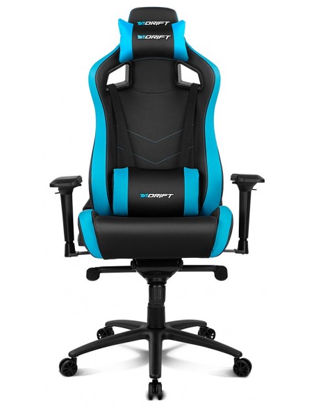 DRIFT DR500 Silla para videojuegos de PC Asiento acolchado tapizado Negro, Azul