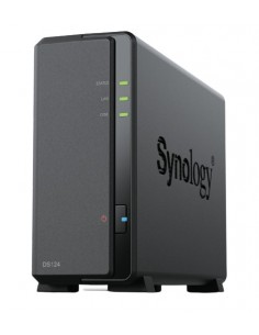 Synology DiskStation DS124 servidor de almacenamiento NAS Escritorio Ethernet Negro RTD1619B