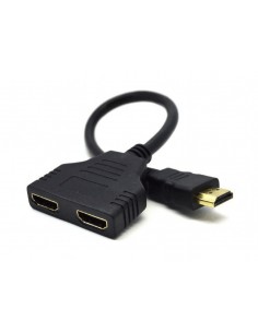 Gembird DSP-2PH4-04 cable HDMI HDMI tipo A (Estándar) 2 x HDMI Type A (Standard) Negro