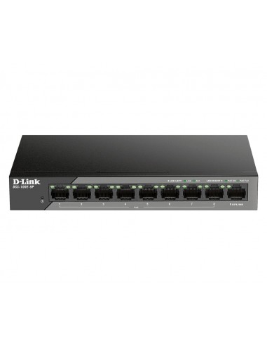 D-Link DSS-100E-9P switch No administrado Fast Ethernet (10 100) Energía sobre Ethernet (PoE) Negro