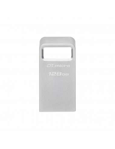 Kingston Technology DataTraveler Micro unidad flash USB 128 GB USB tipo A 3.2 Gen 1 (3.1 Gen 1) Plata