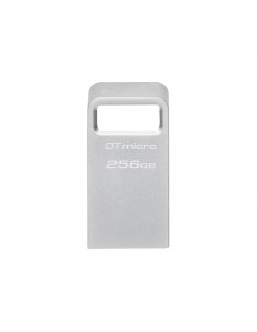 Kingston Technology DataTraveler Micro unidad flash USB 256 GB USB tipo A 3.2 Gen 1 (3.1 Gen 1) Plata