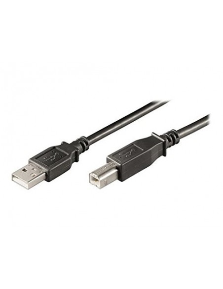 Ewent EC1003 cable USB 1 m USB 2.0 USB B USB A Negro