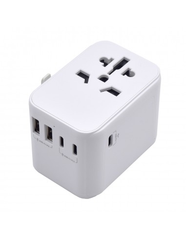 Ewent EW1470 adaptador de enchufe eléctrico Universal Blanco