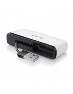 Belkin F4U021BT hub de interfaz 480 Mbit s Negro, Blanco