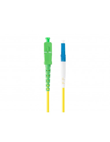 Lanberg FO-LUSA-SS11-0050-YE cable de fibra optica 5 m LC SC G.657.A1 Amarillo