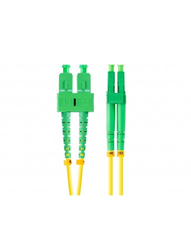 Lanberg FO-SALA-SD11-0020-YE cable de fibra optica 2 m SC LC G.657.A1 Amarillo