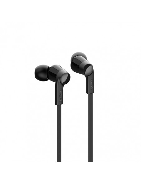 Belkin ROCKSTAR Auriculares Alámbrico Dentro de oído Llamadas Música USB Tipo C Negro