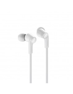 Belkin Rockstar Auriculares Alámbrico Dentro de oído Llamadas Música Blanco