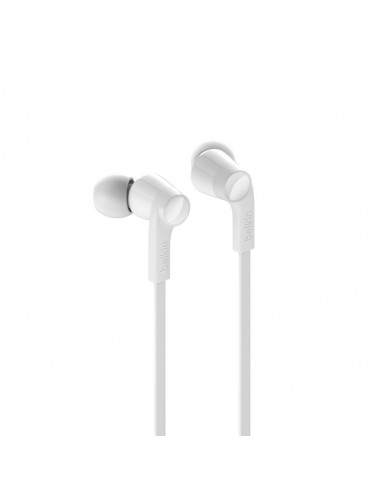 Belkin Rockstar Auriculares Alámbrico Dentro de oído Llamadas Música Blanco