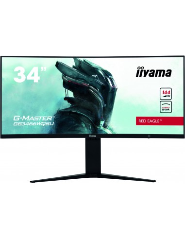 iiyama G-MASTER GB3466WQSU-B1 LED display 86,4 cm (34") 3440 x 1440 Pixeles UltraWide Quad HD Negro