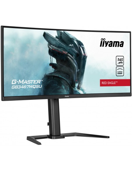 iiyama G-MASTER GB3467WQSU-B5 pantalla para PC 86,4 cm (34") 3440 x 1440 Pixeles UltraWide Quad HD LED Negro