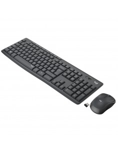 Logitech MK295 Silent Wireless Combo teclado Ratón incluido RF inalámbrico AZERTY Belga Grafito