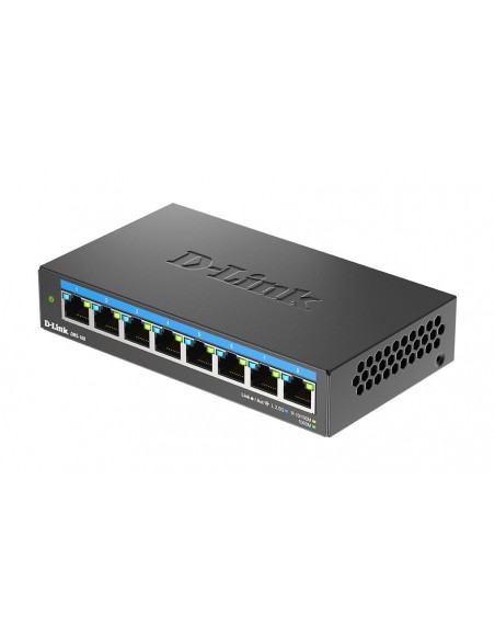 D-Link DMS-108 No administrado L2 2.5G Ethernet (100 1000 2500) Negro