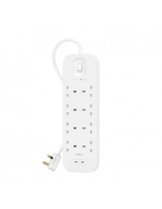 Belkin Connect Blanco 8 salidas AC 2 m