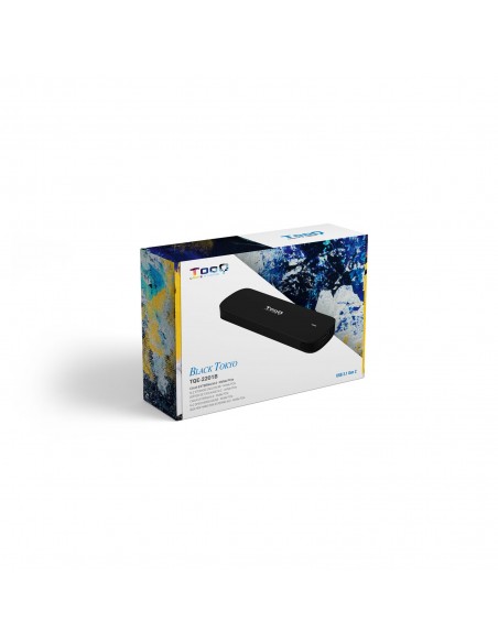 TooQ Caja Externa para SSD M.2 NVMe, Negro