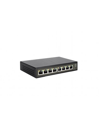 LevelOne GES-2108P switch Gestionado L2 Gigabit Ethernet (10 100 1000) Energía sobre Ethernet (PoE) Negro