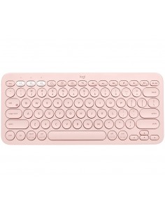 Logitech K380 Multi-Device teclado Bluetooth QWERTY Español Rosa