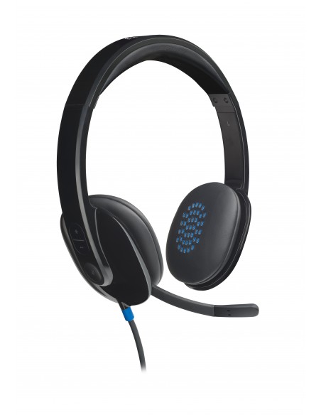 Logitech H540 Auriculares Alámbrico Diadema Oficina Centro de llamadas USB tipo A Negro