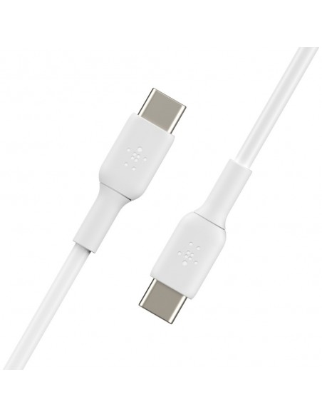 Belkin CAB003BT2MWH cable USB 2 m USB C Blanco