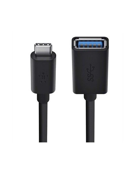 Belkin F2CU036btBLK cable USB USB 3.2 Gen 1 (3.1 Gen 1) USB C USB A Negro