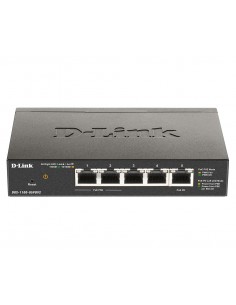 D-Link DGS-1100-05PDV2 switch Gestionado Gigabit Ethernet (10 100 1000) Energía sobre Ethernet (PoE) Negro