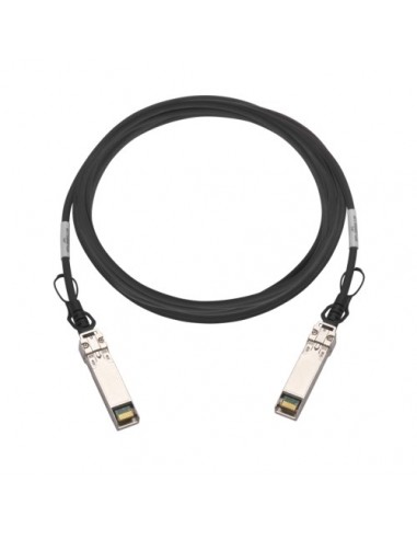 QNAP CAB-DAC50M-SFPP cable de fibra optica 5 m SFP+ DAC Negro